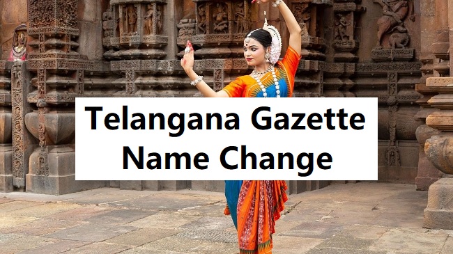 Telangana Gazette name change