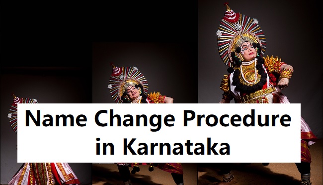 name change procedure in Karnataka