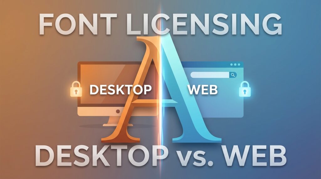 Font Licensing Explained: Why Your Desktop Font Can’t Be Used on Your Website