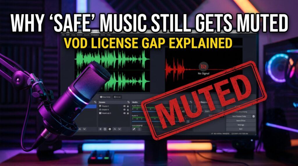 Why Your “DMCA-Free” Stream Music Still Gets Muted (And How to Actually Fix It)