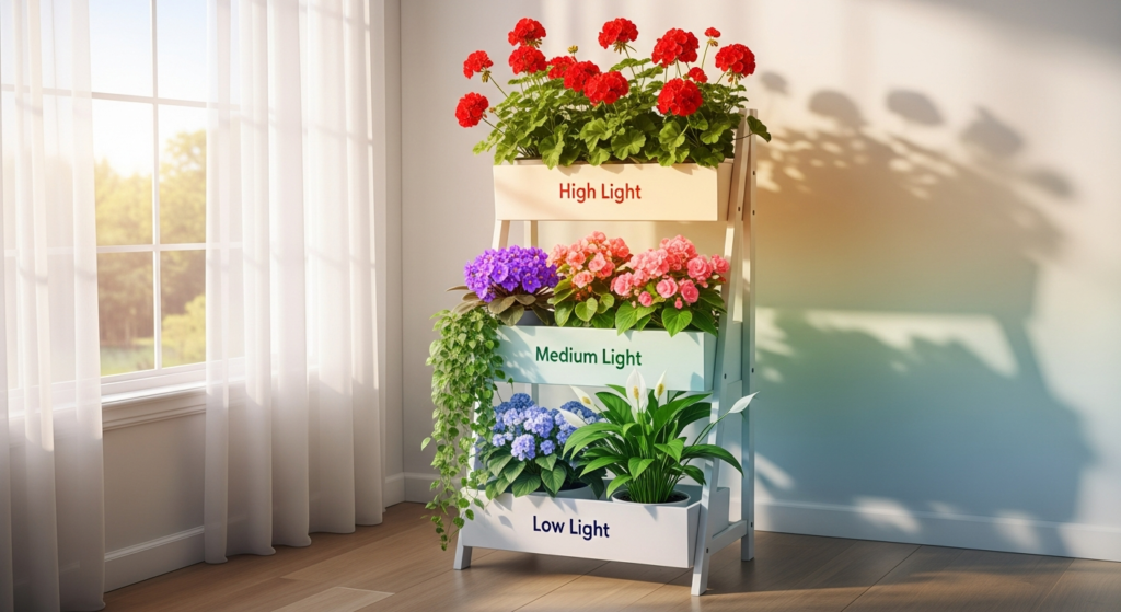 How to Use Tiered Plant Stands for Indoor Flowering Plants: A Complete Guide