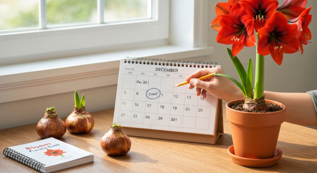 How to Force Amaryllis Bulbs to Bloom on Exact Dates: A Practical Timeline Guide