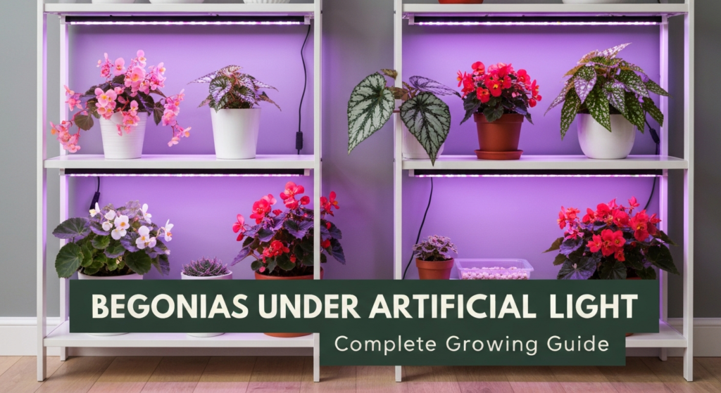 Best Begonia Varieties for Artificial Light: A Complete Growing Guide